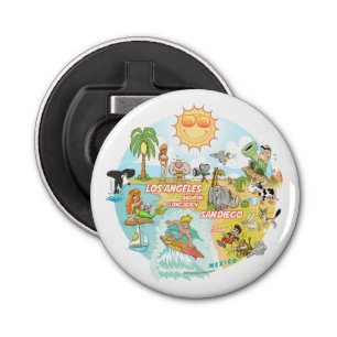 California Beach Life Bottle Opener