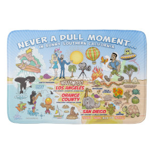 California Beach Paradise Bath Mat