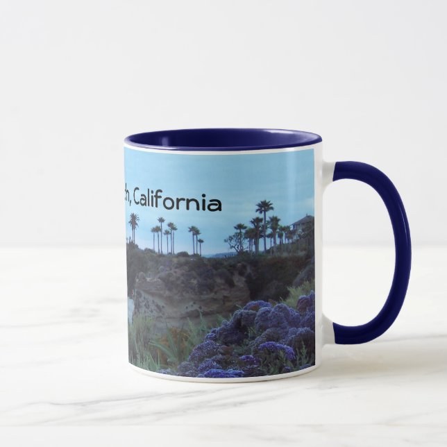 California Beach Pretty Coastal Sunsets Mug (Right)
