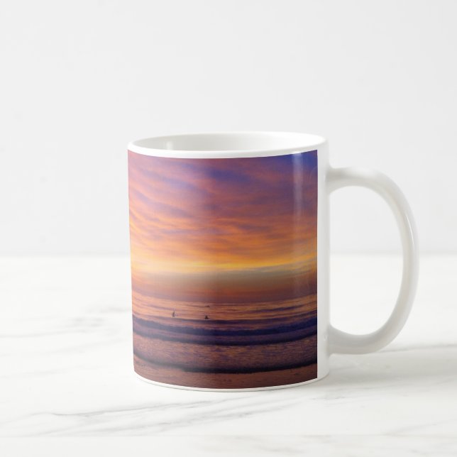 California Beach Sunset Mug (Right)
