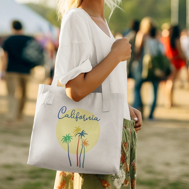 California Beach Sunset Tote Bag (Creator Uploaded)