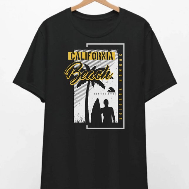 California Beach Surfing Style T-Shirt (Creator Uploaded)
