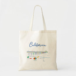 California Beach Tote Bag