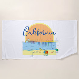 California Beach Towel