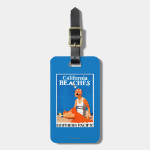 California Beaches Promotional Poster Luggage Tag