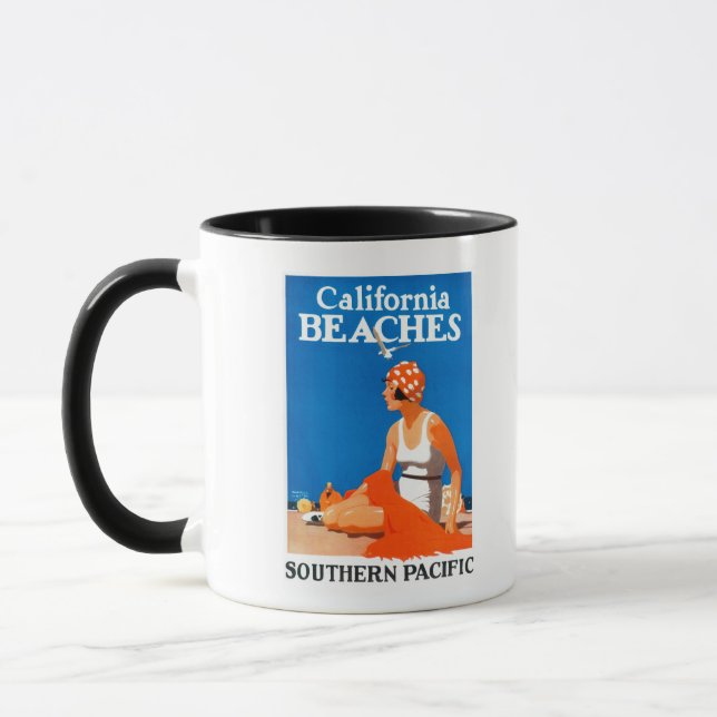 California Beaches Promotional Poster Mug (Left)