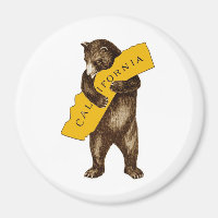 California Bear Hugging State I Love California