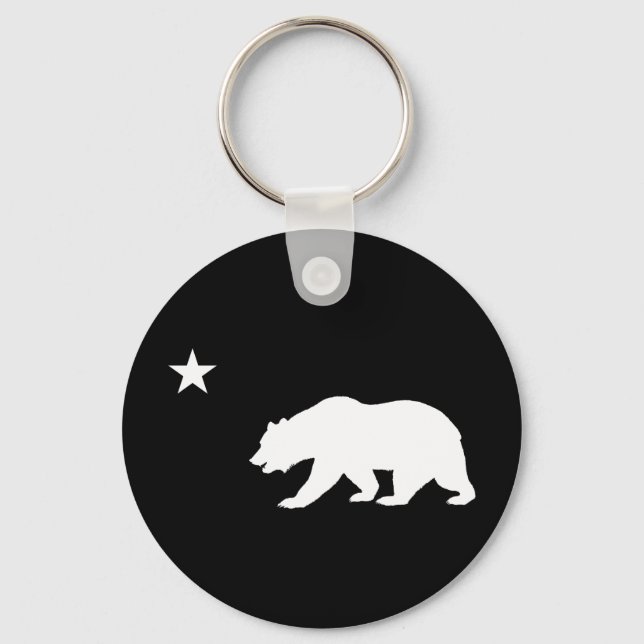 California Bear Key Ring (Front)