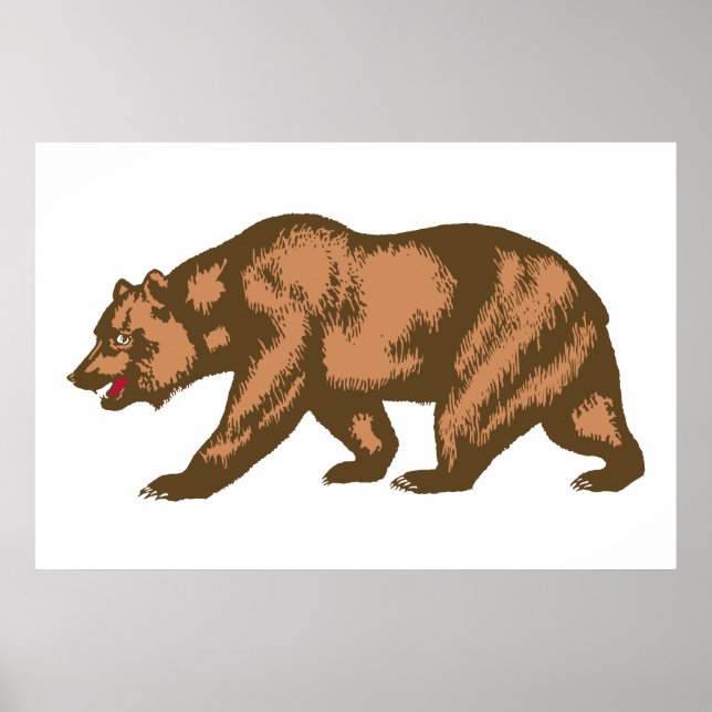 California Bear Poster (Front)