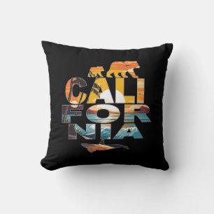 California Bears and Whale Cushion