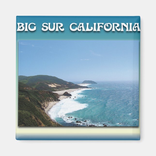 California Big Sur Ocean View II Magnet (Front)