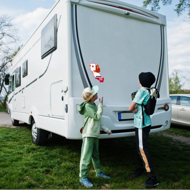 California Bigfoot Country State Map Vehicle  (Creator Uploaded)