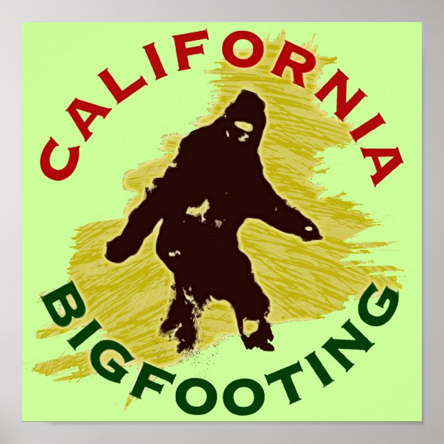 California Bigfooting Poster (Front)