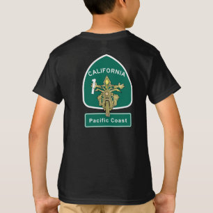 California Bikers Love Pacific Coast Highway  T-Shirt
