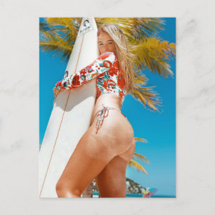 ☆ California ☆ Bikini ☆  Blonde ☆  Beach ☆ Babe ☆ Postcard