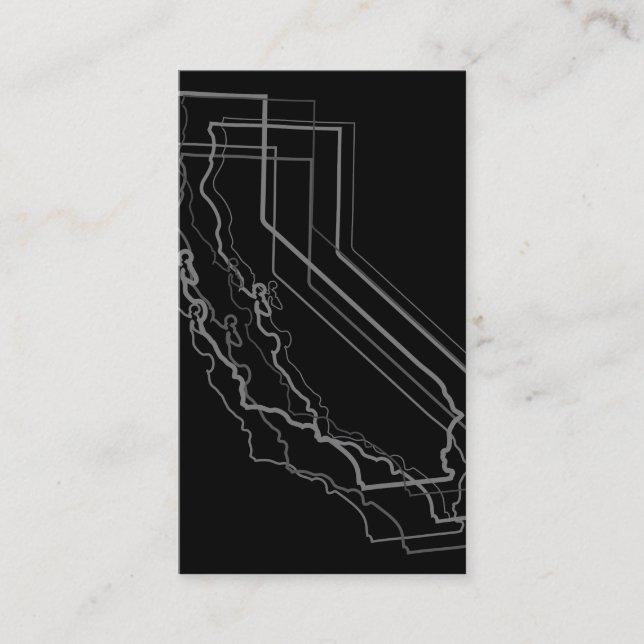 california blur business card (Front)