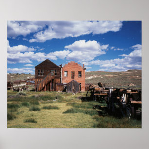 California, Bodie State Historic Park, An old Poster