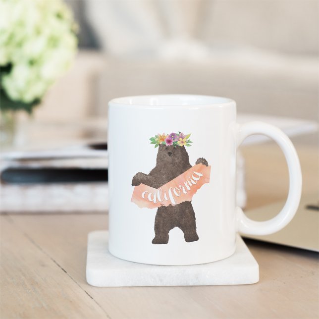 California Boho Bear Coffee Mug (Creator Uploaded)