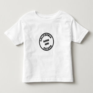 California Born and Raised Illustration Toddler T-Shirt