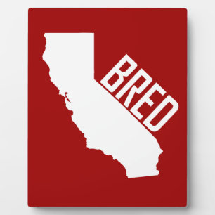 California Bred Plaque
