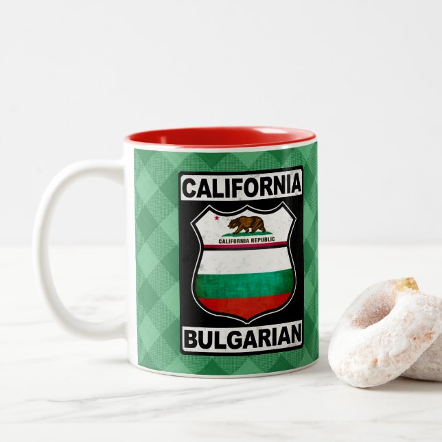 California Bulgarian American Mug (With Donut)
