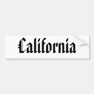 California Bumper Sticker
