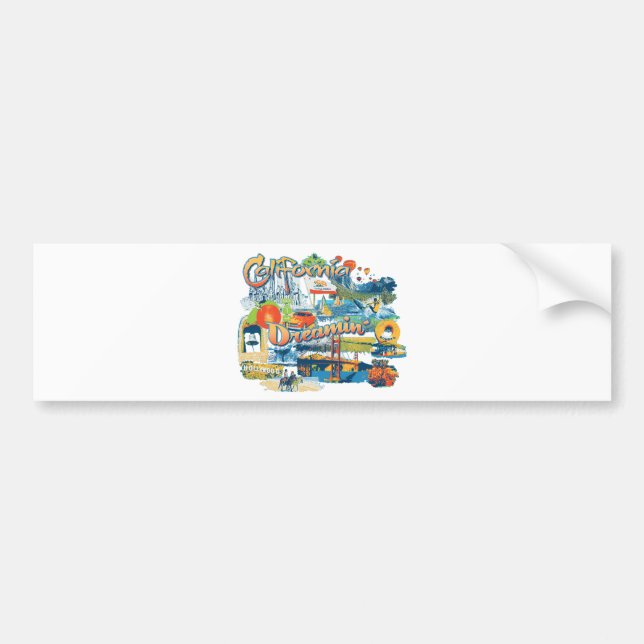 California Bumper Sticker (Front)