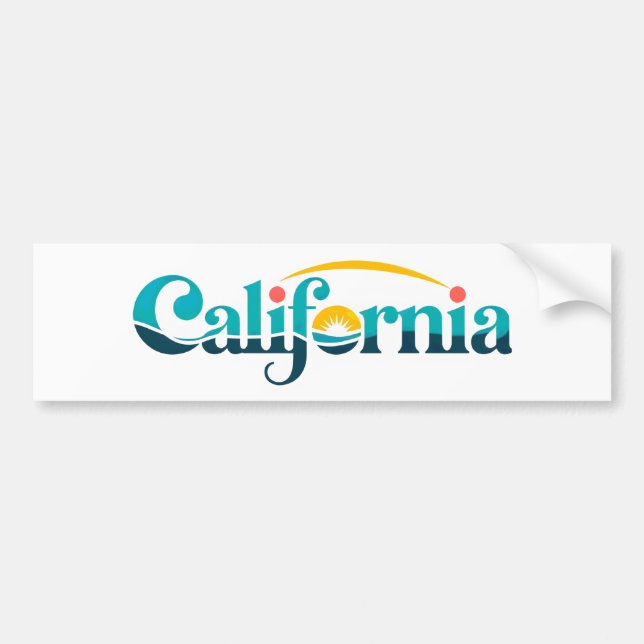 California Bumper Sticker (Front)