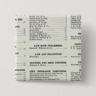 California Business Index Page 15 Cm Square Badge
