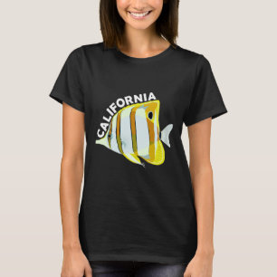 California Butterfly Fish Tropical Coral Marine An T-Shirt