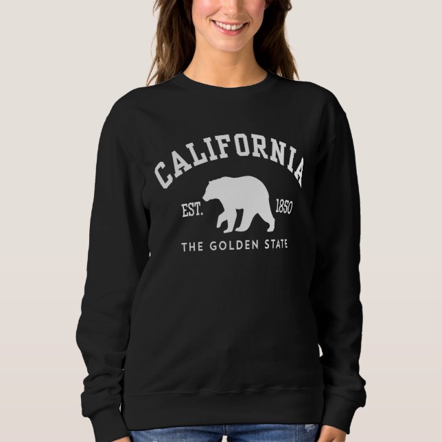 California CA Bear Sweatshirt (Front)
