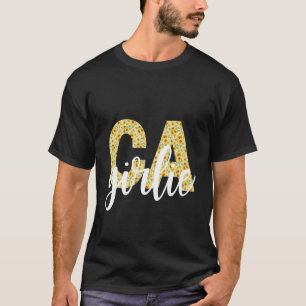 California CA Girl State Pride Simply Sunflower Mo T-Shirt