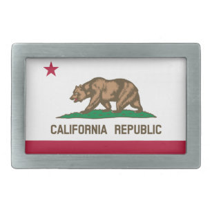 California Cali Republic Bear Flag, US States Belt Belt Buckle