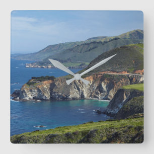 California Central Coast Square Wall Clock