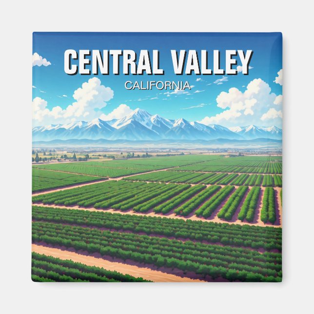 California Central Valley Magnet (Front)
