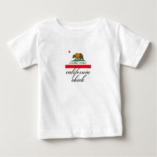 california chick + flag baby T-Shirt