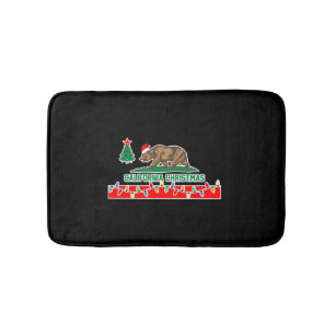 California Christmas Bath Mat