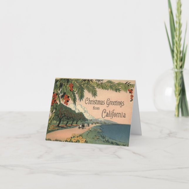 California Christmas Holiday Card (Front)
