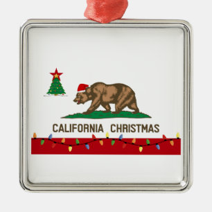 California Christmas Ornament