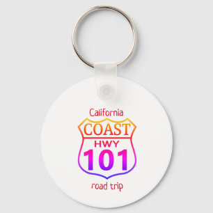 California **Coast Hwy 101 **** Key Ring