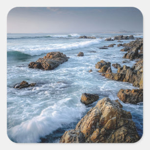 California Coast Square Sticker