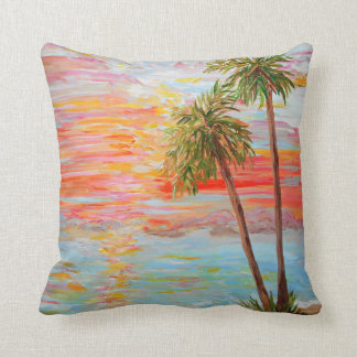 California Coast Sunset Cushion