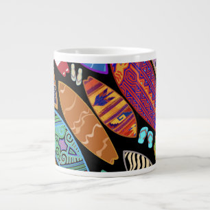 California Coast Surfboards  Large Coffee Mug