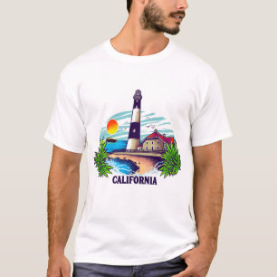 California Coastal Lighthouse Tee