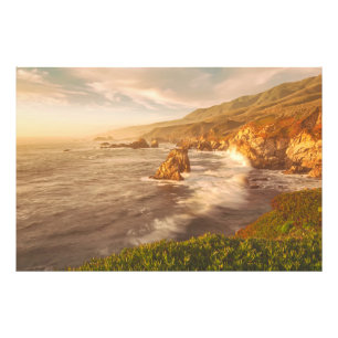 California Coastline at Evening Photo Print