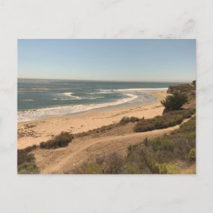 California Coastline Beach Overlook Postcard