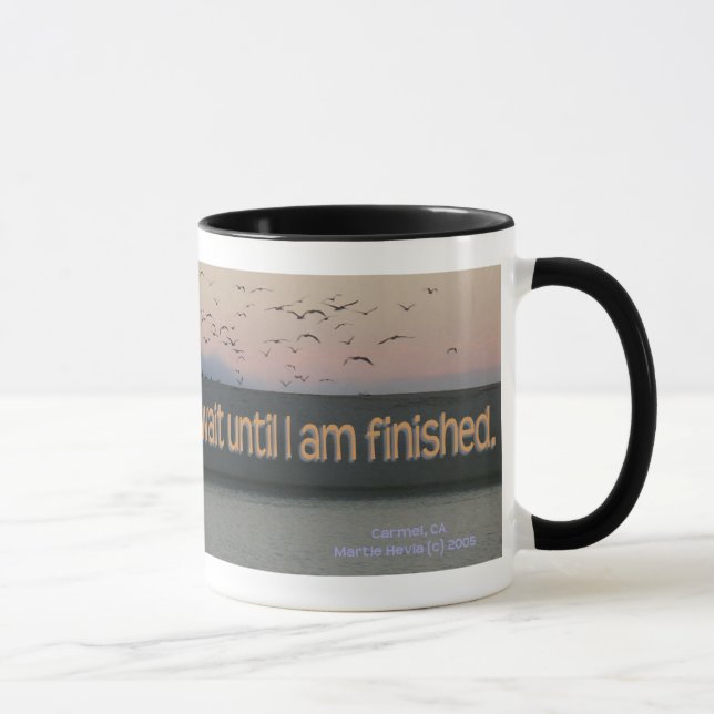 California Coastline - "It CAN Wait" - Mug (Right)