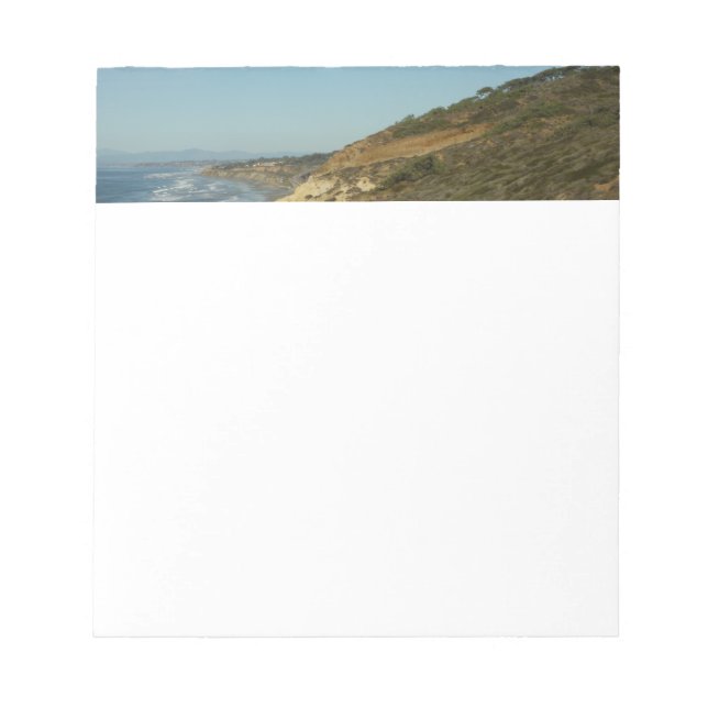 California Coastline Scenic Travel Landscape Notepad (Front)