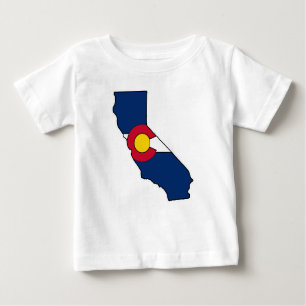 California Colorado flag baby outfit Baby T-Shirt