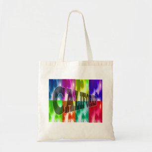"California" Colourful Palms Bag